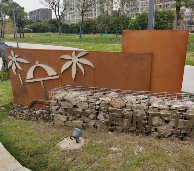 三江锈钢板挡土墙