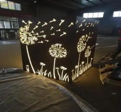 三江耐候钢灯箱